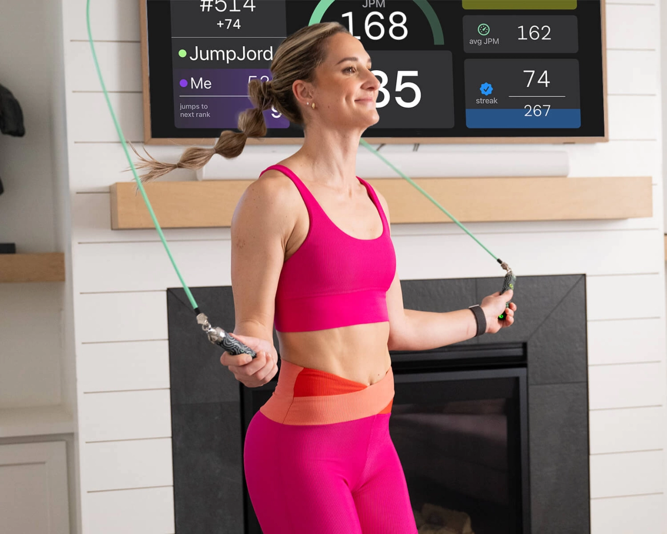 Skipping Rope and Rebounding Workout